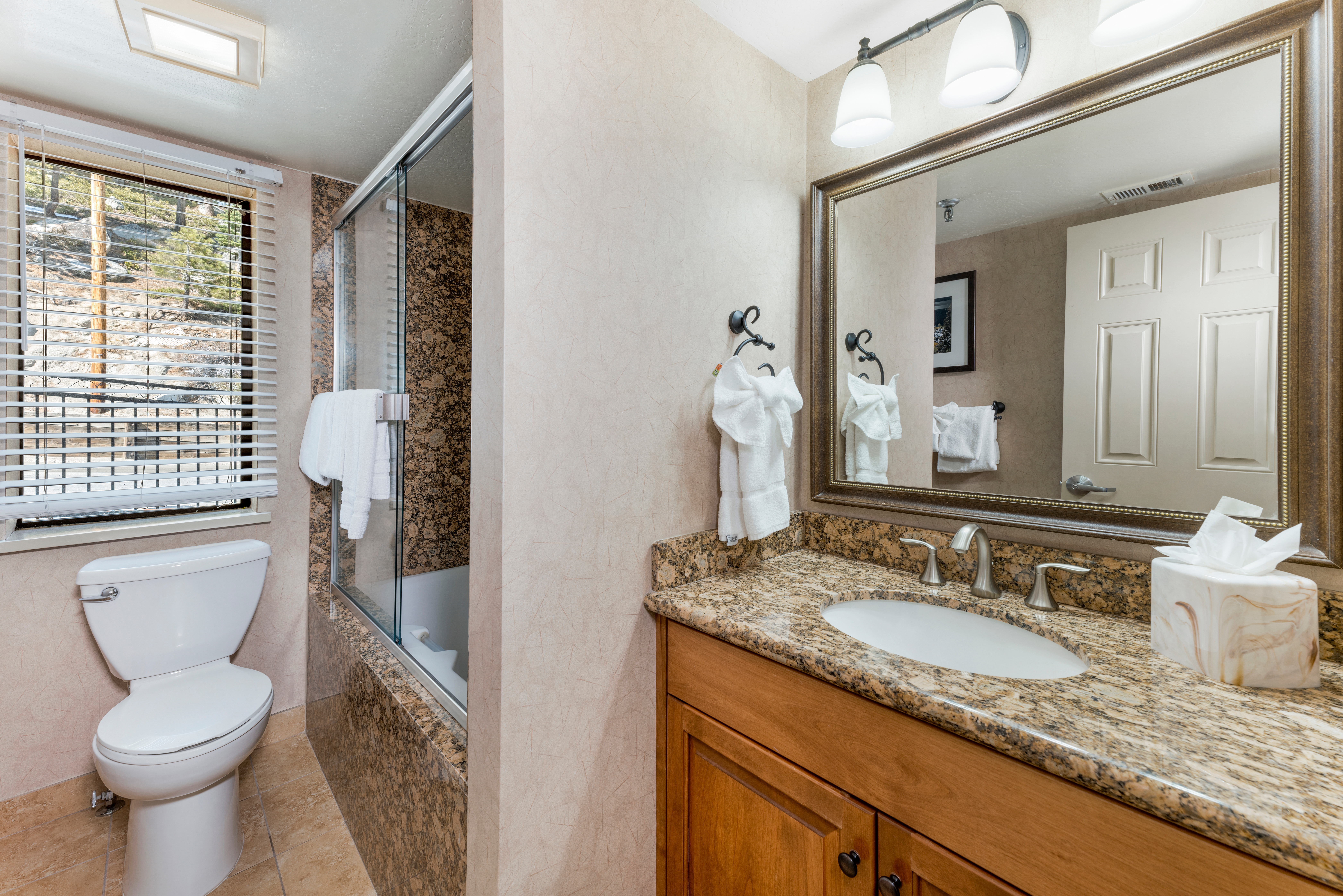 Bathroom in a Crest Pointe villa at Tahoe Ridge Resort