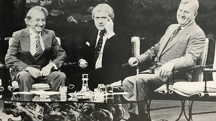 Kemmons Wilson being interviewed on The Merv Griffin Show