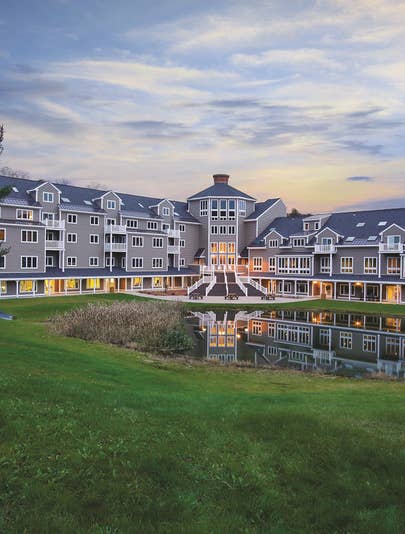 Exterior view of Mount Ascutney Resort in Brownsville, VT