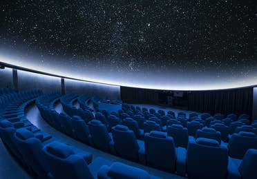Planetarium theater at the TJC Earth & Space Science Center with Planetarium near Villages Resort in Flint, Texas.