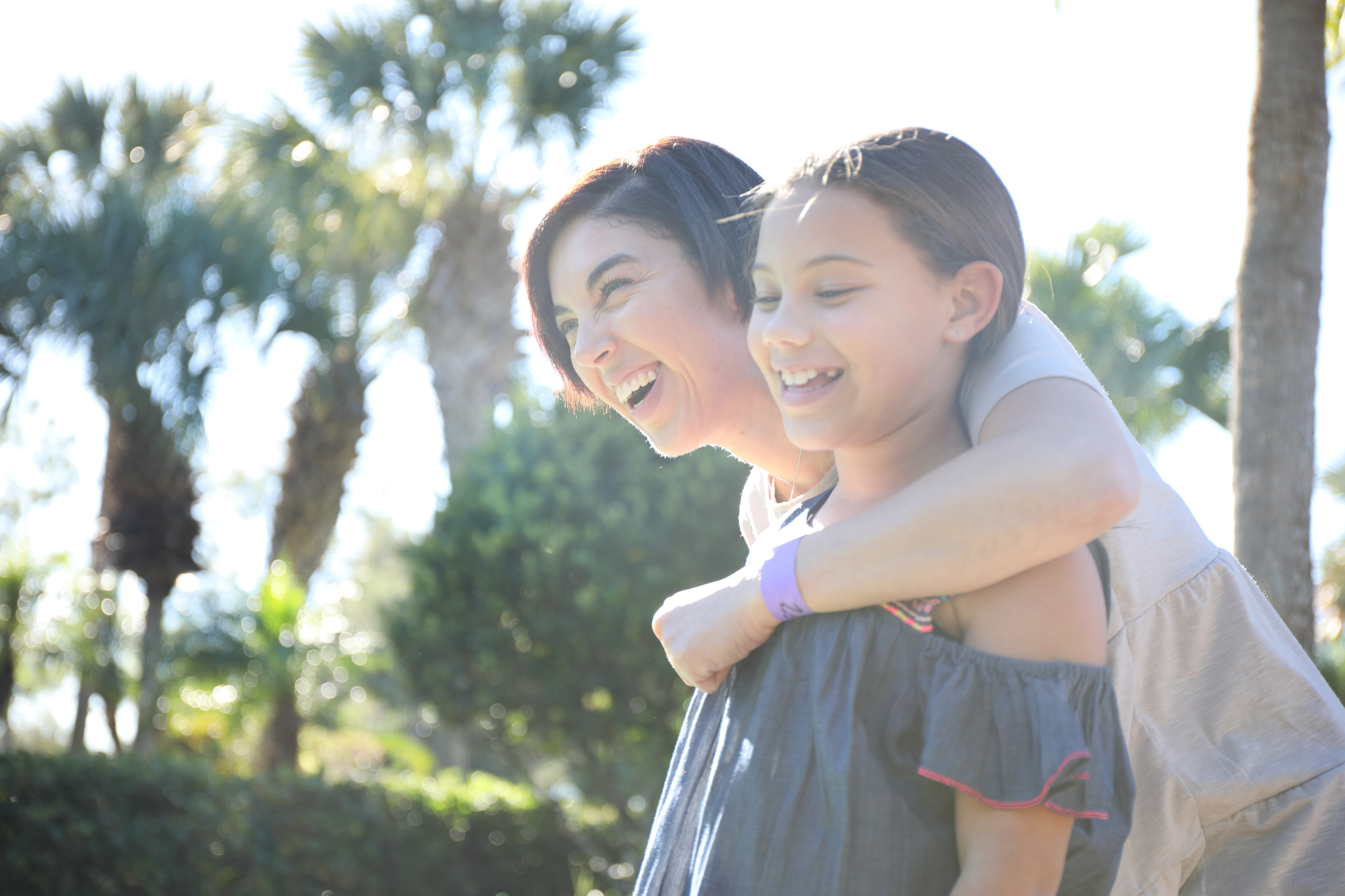 Clarissa with her daughter