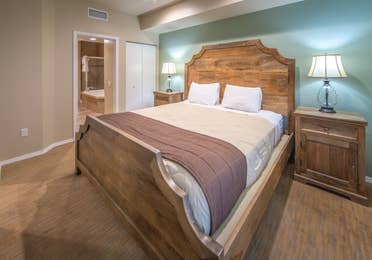 Upgraded one bedroom villa with one king bed at David Walley's Resort in Genoa, Nevada