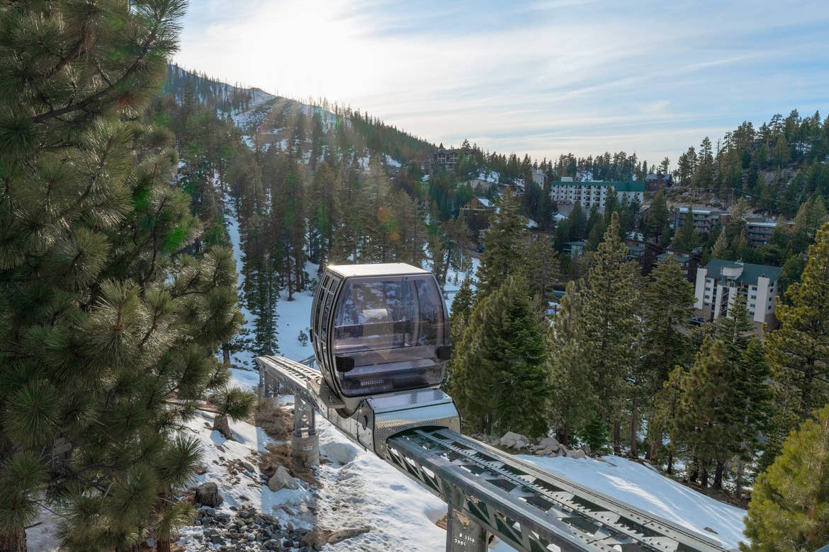 Skier Express at Tahoe Ridge Resort in Stateline, NV.
