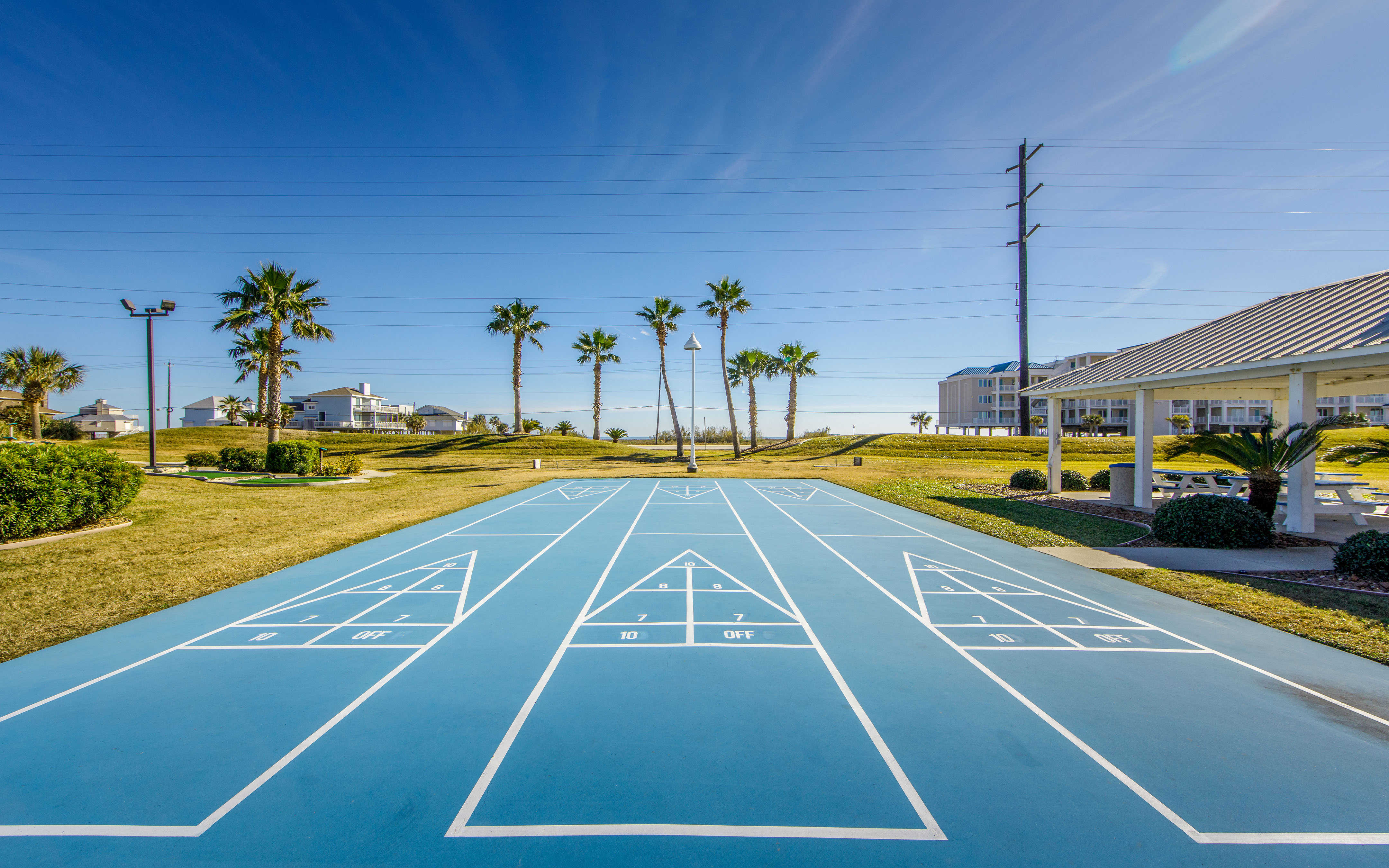 Sports Courts at Galveston Seaside Resort