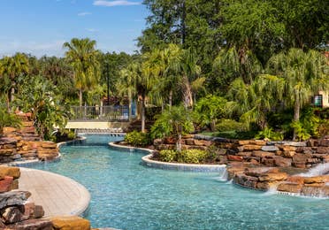 lazy river at Orange Lake Resort near Orlando, Florida