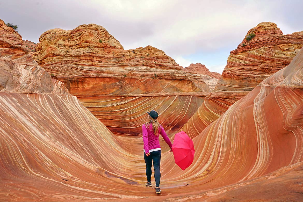 Featured Contributor, Ashlyn George, walks through the colored canyons of Arizona.
