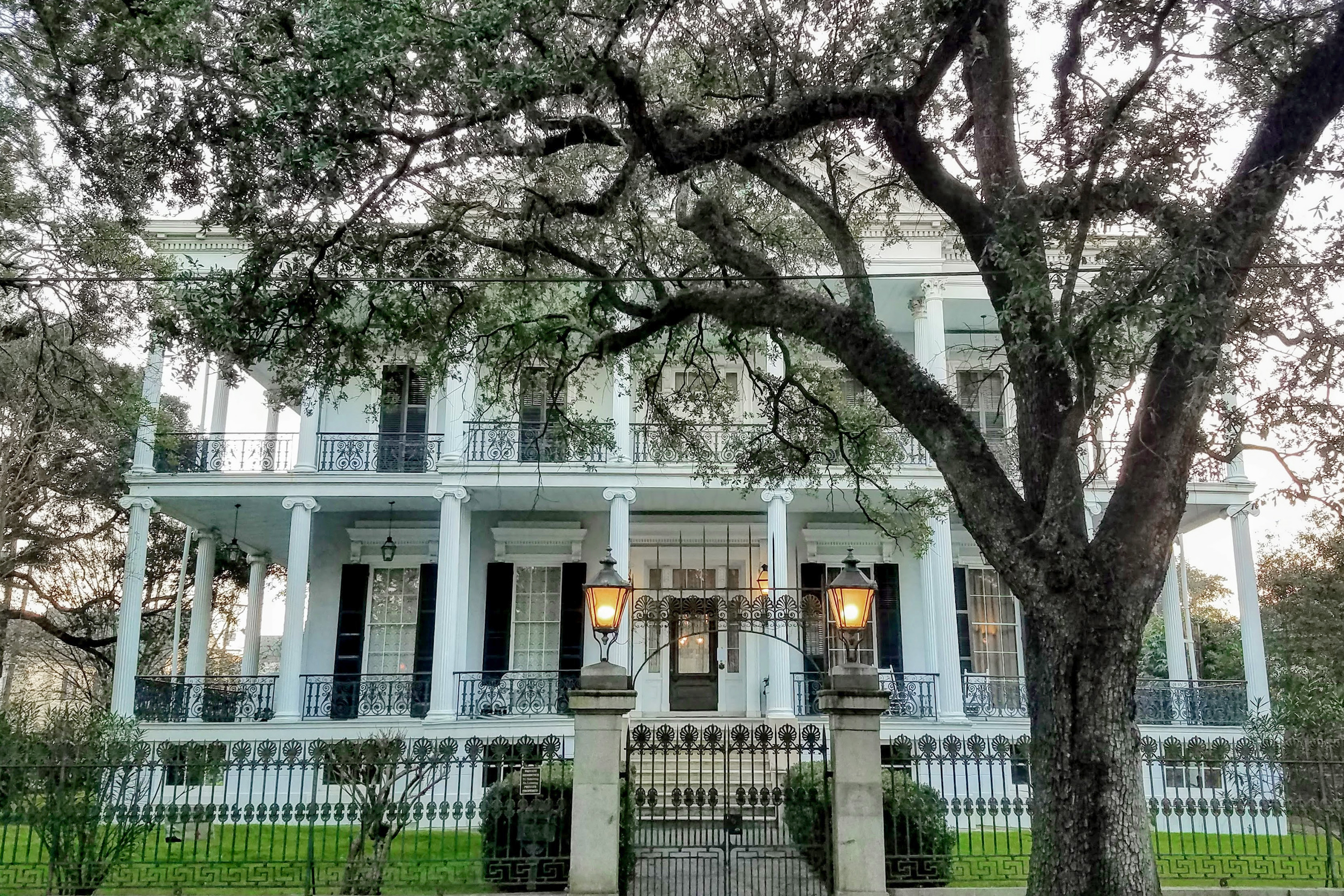 A home exterior located in the Garden District.