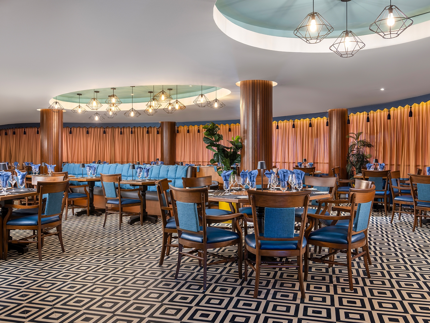 Refined dining in a stylish, contemporary setting.