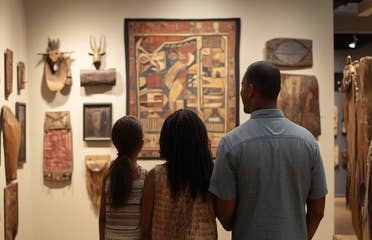 A family exploring a museum Scottsdale AZ resort
