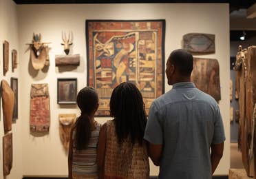 A family exploring a museum Scottsdale AZ resort