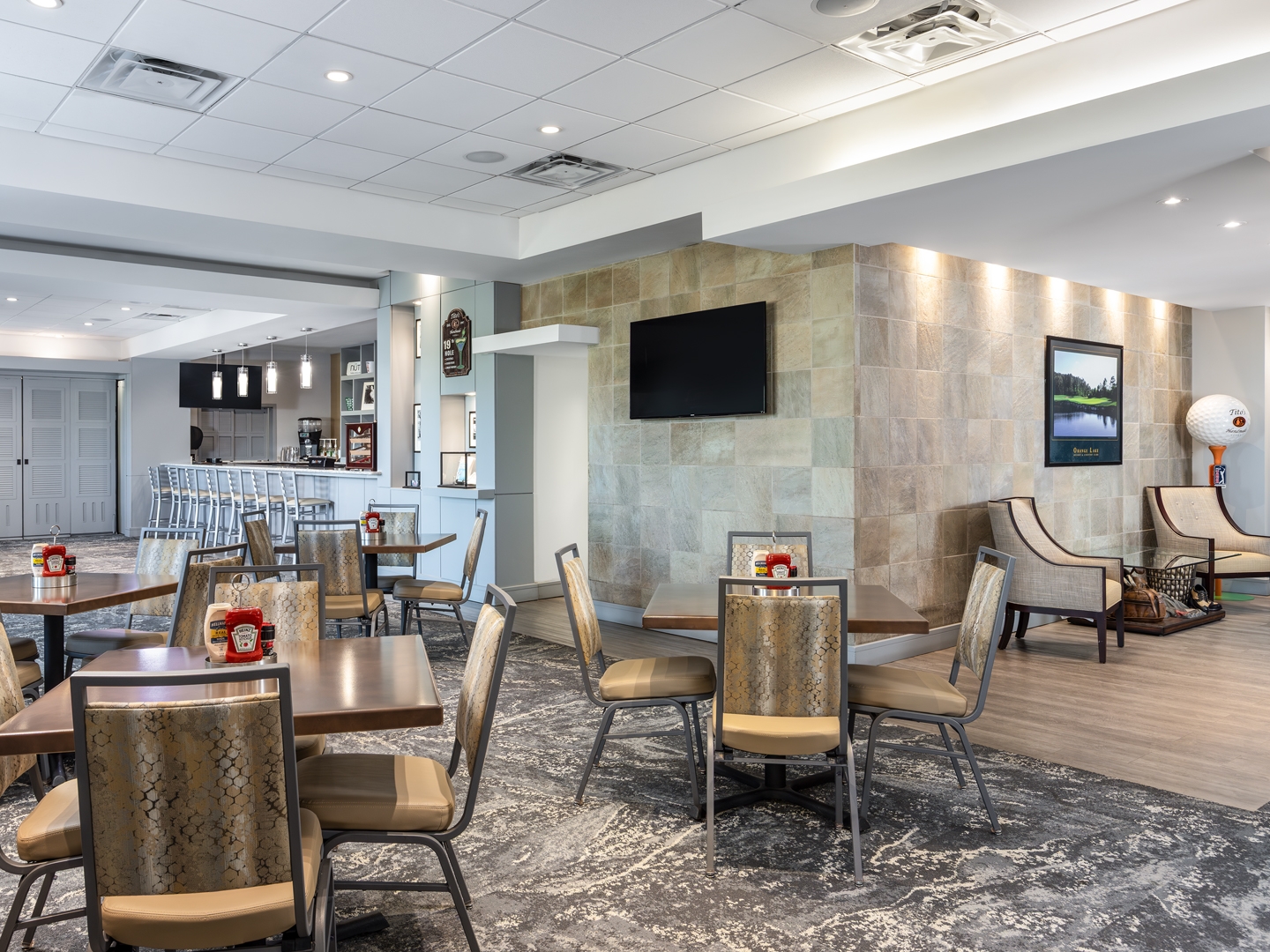 Golf balls in a basket.