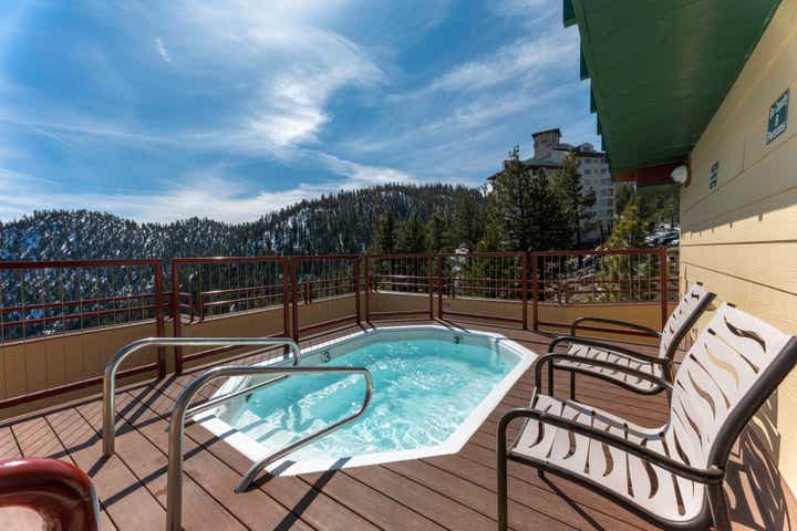 Hot tub at Tahoe Ridge Resort at Stateline, NV