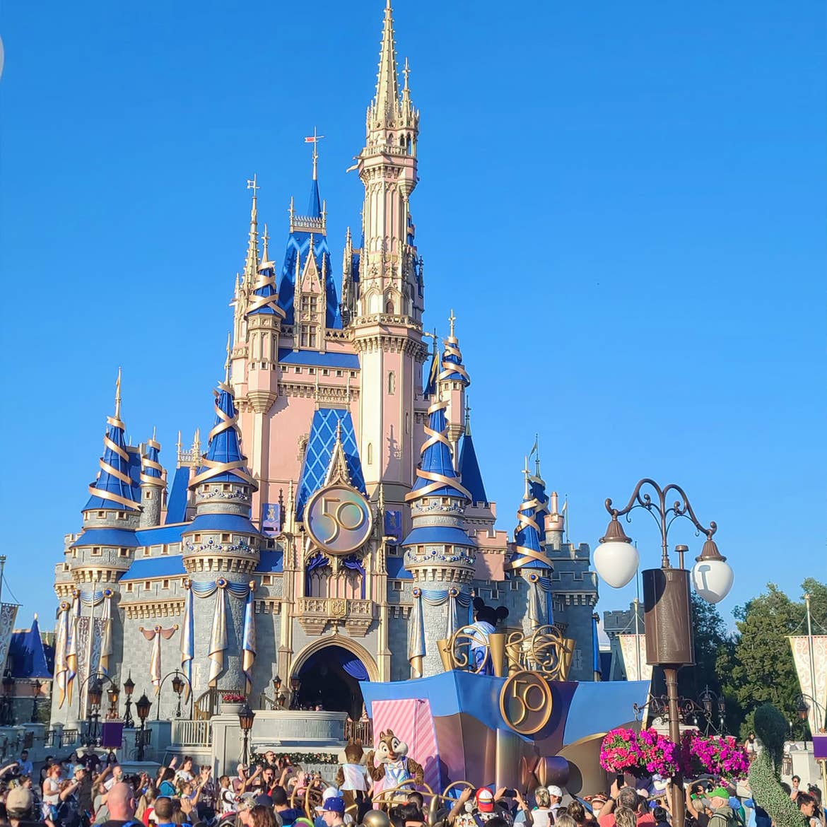 Cinderella's Castle in the Magic Kingdom at Walt Disney World.