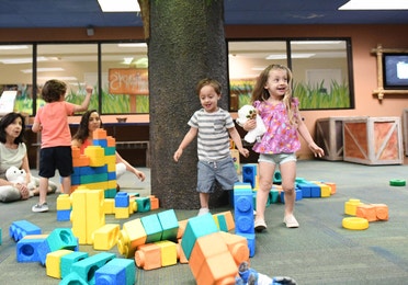 Children playing in game room at Orange Lake Resort near Orlando, Florida