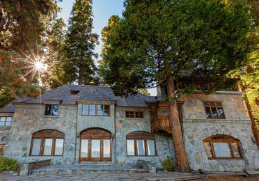 exterior view of Vikingsholm near Tahoe Ridge Resort in Stateline, NV.