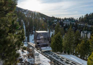 A gondola at the Skier Express at Tahoe Ridge Resort