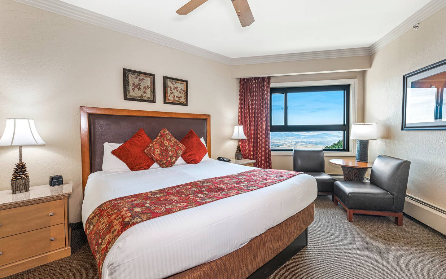 Bedroom in a Ridge Tahoe villa at Tahoe Ridge Resort