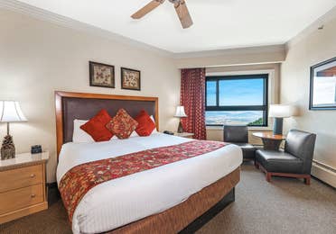 Bedroom in a Ridge Tahoe villa at Tahoe Ridge Resort