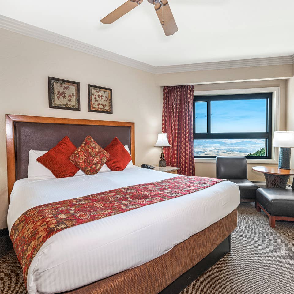 Bedroom in a Ridge Tahoe villa at Tahoe Ridge Resort