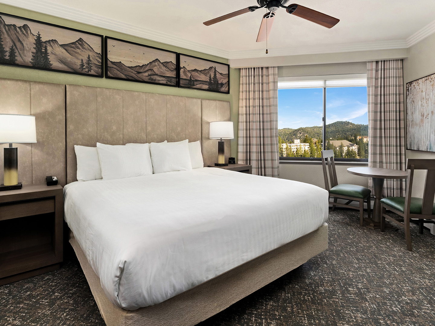 Bedroom in a Ridge Tahoe villa at Tahoe Ridge Resort
