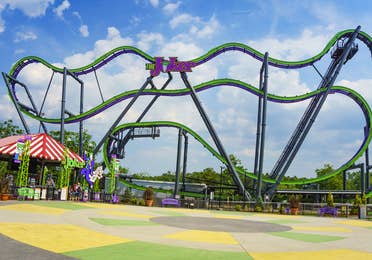 Six Flags® New England near Oak n' Spruce Resort in South Lee, Massachusetts.