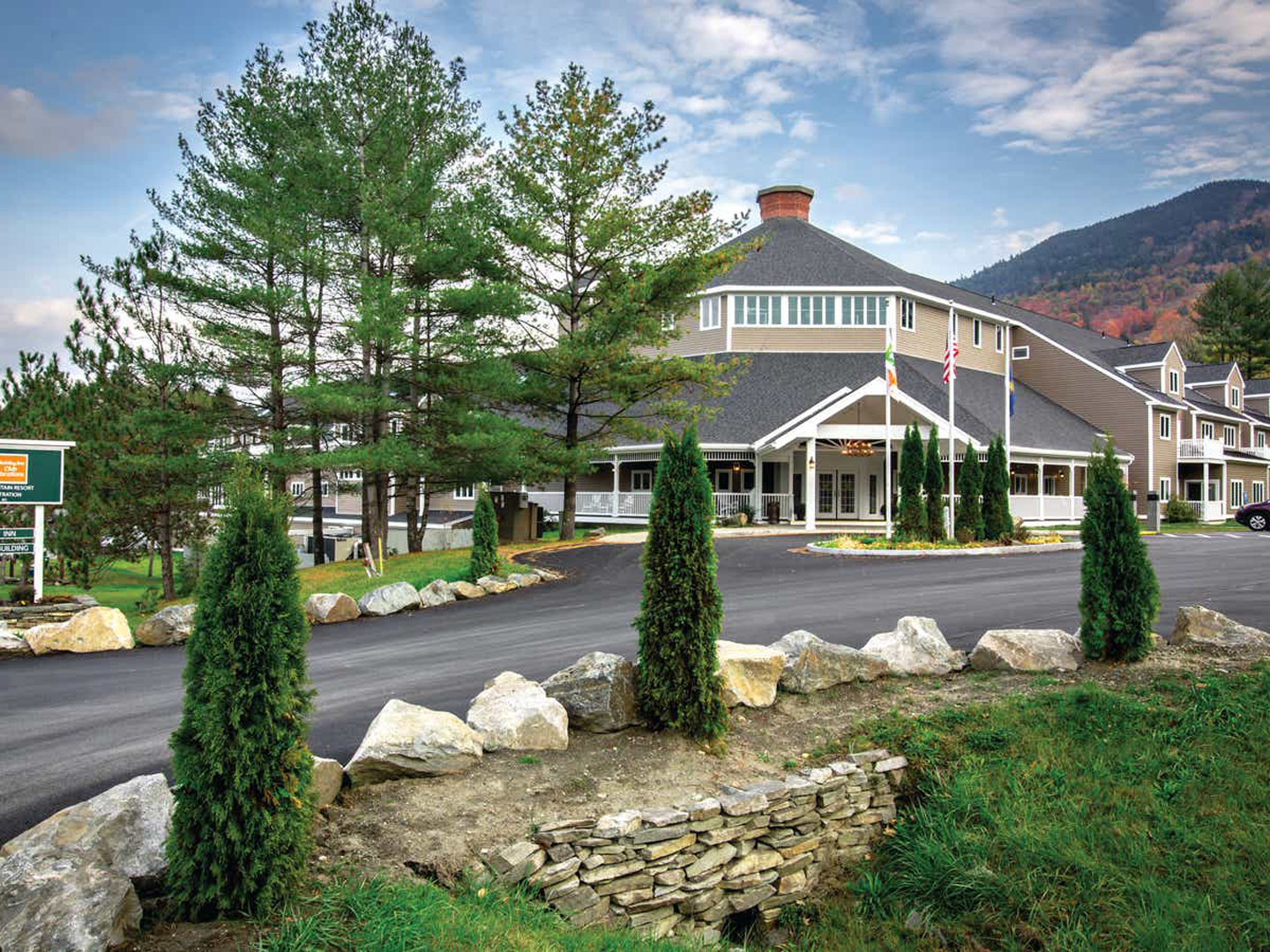 Entrance to Mount Ascutney Resort