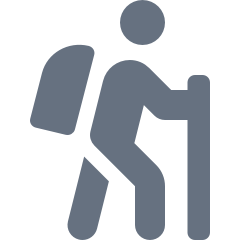 hiking icon