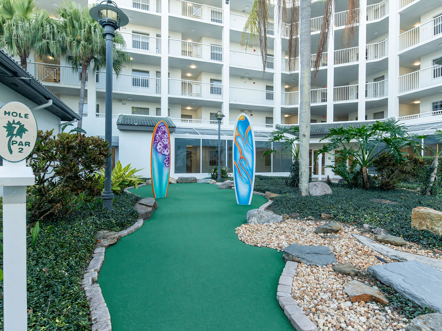 Mini golf at Cape Canaveral Beach Resort.