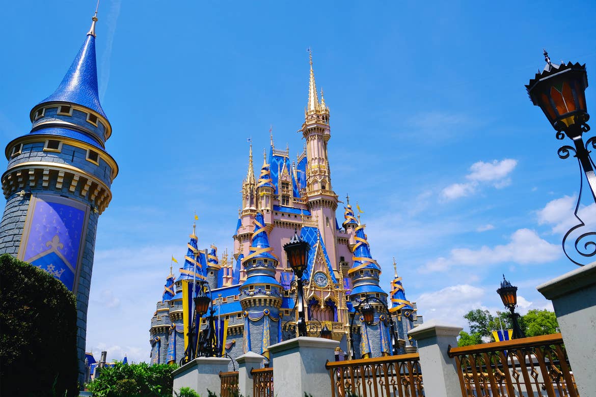 Disney Photo Album - Walt Disney World Castle - Black & Gold