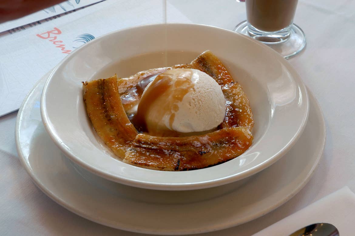 Brennan's famous Banana Foster dish.