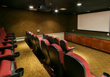 Movie theater at Orlando Breeze Resort near Orlando, Florida.