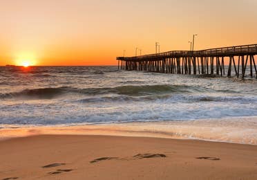 Virginia Beach near Williamsburg Resort in Williamsburg, Virginia.