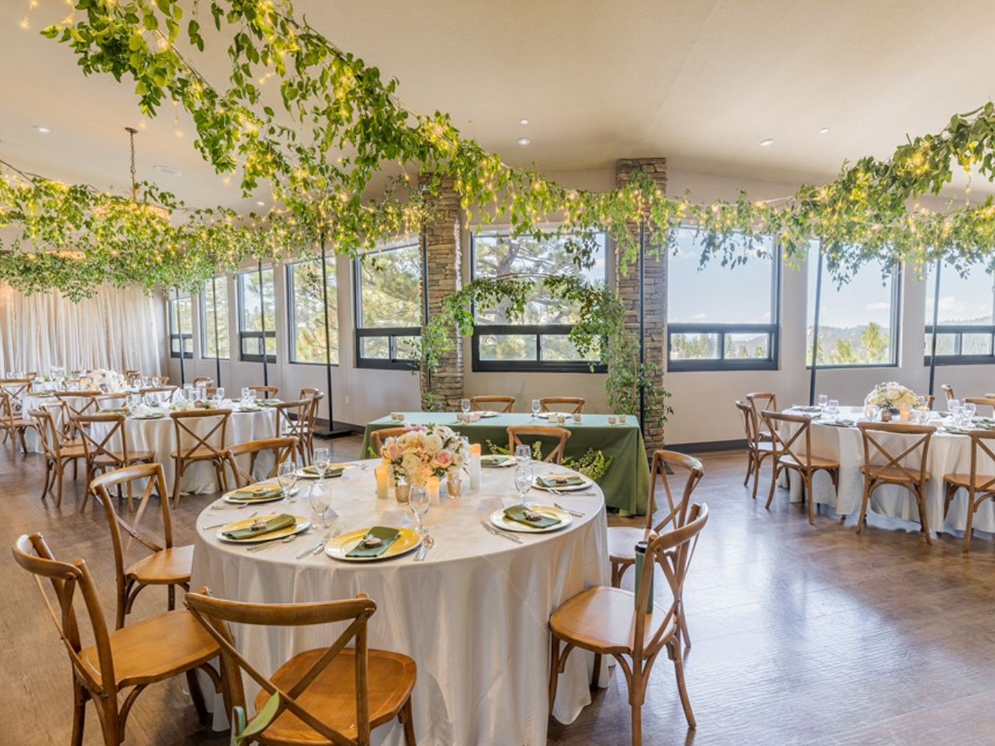 Aerial view of lazy river