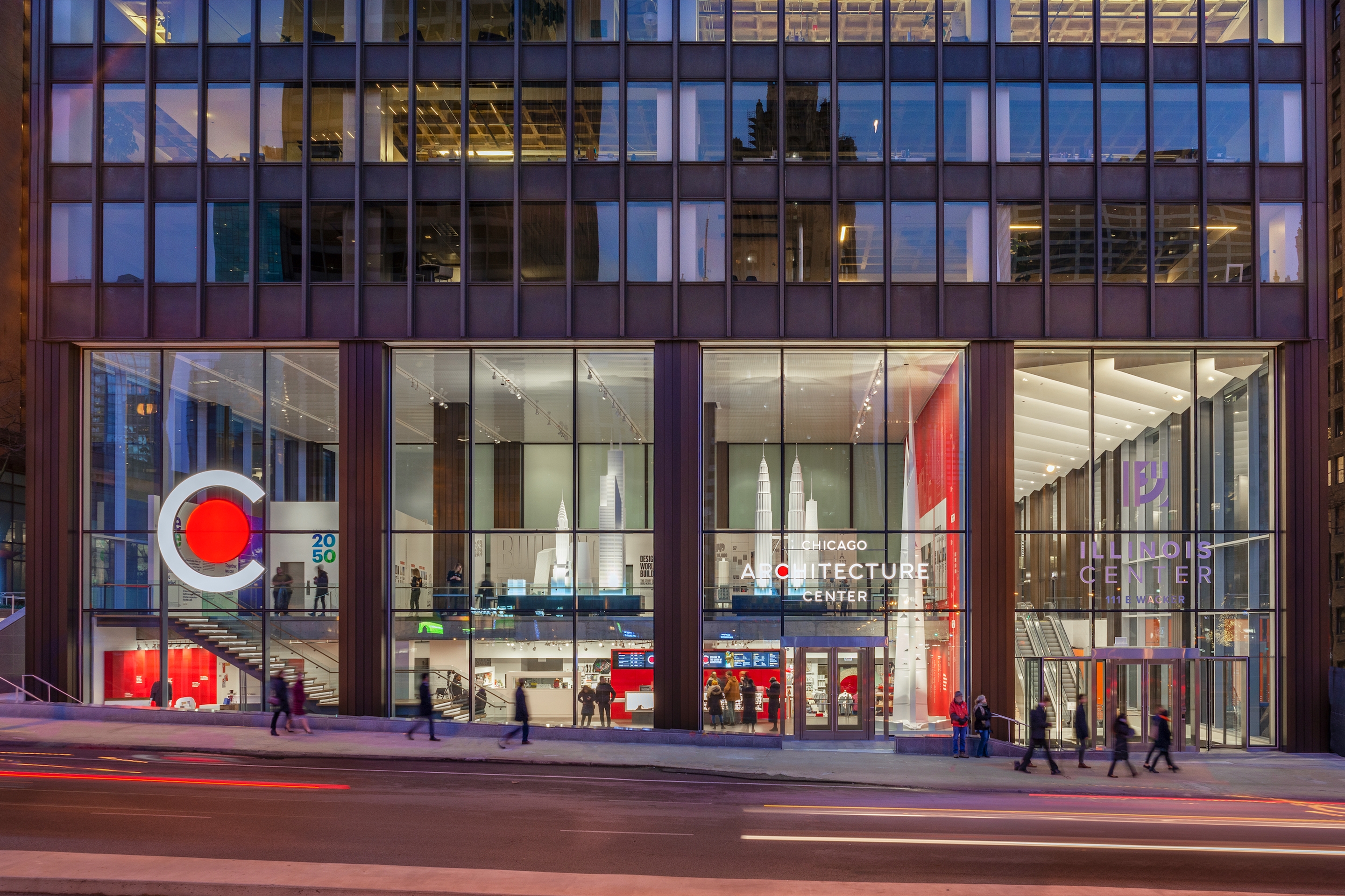 A building exterior. Photo courtesy of Chicago architecture Center, taken by James Steinkamp