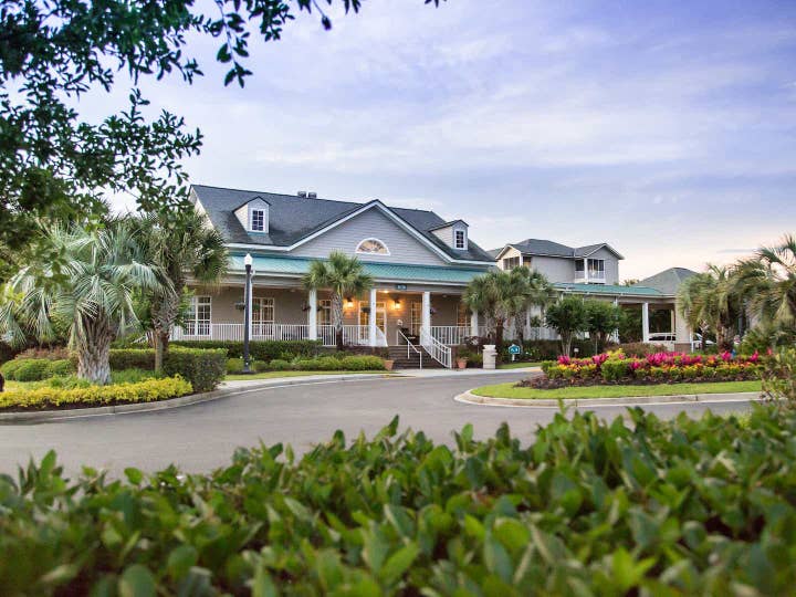 South Beach Resort check in building in Myrtle Beach, South Carolina.