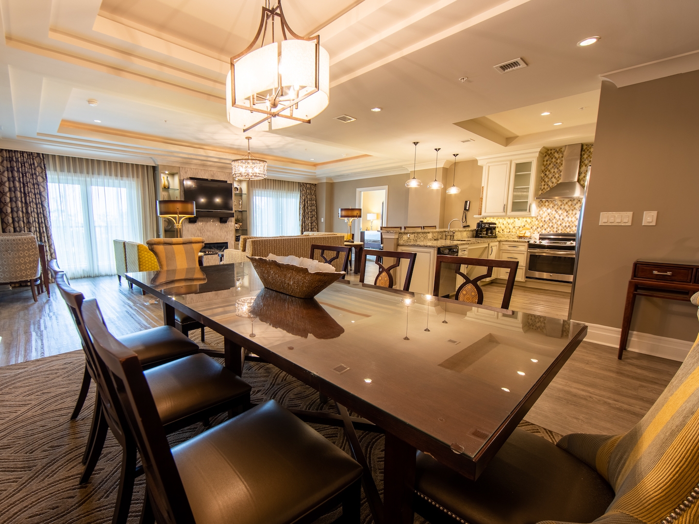 Aerial view of lazy river