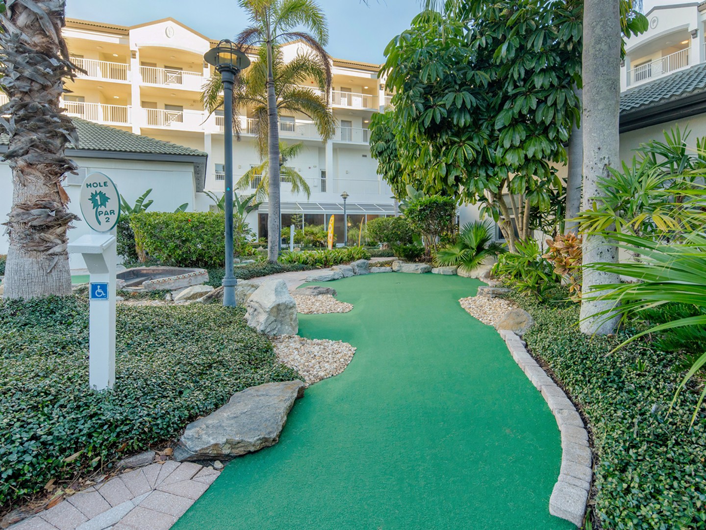Mini golf at Cape Canaveral Beach Resort in Florida.