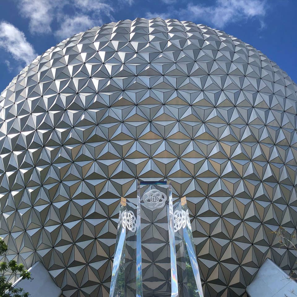 Spaceship Earth in EPCOT at Walt Disney World®.