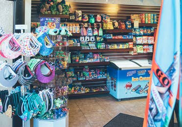 Merchandise at Sun Shop in North Village at Orange Lake Resort near Orlando, Florida.
