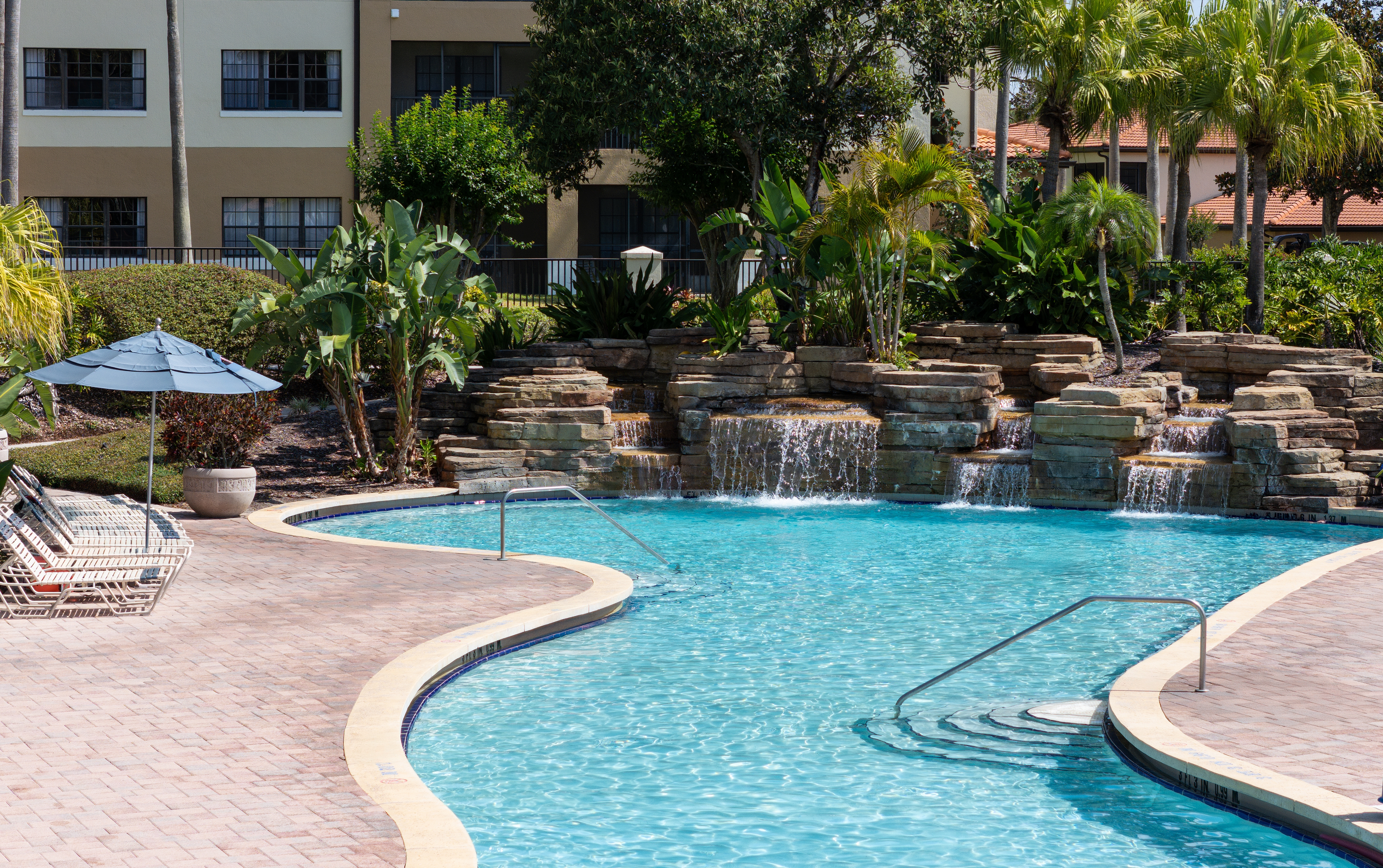 Pool in North Village at Orange Lake Resort near Orlando, Florida.
