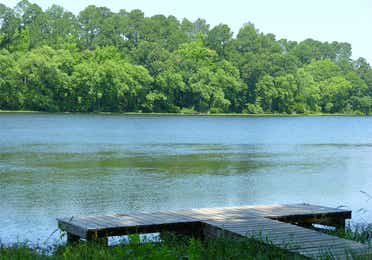View of Lake Palestine near Villages Resort in Flint, Texas.
