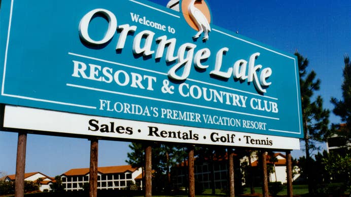 Orange Lake Resort Sign from the 1980s