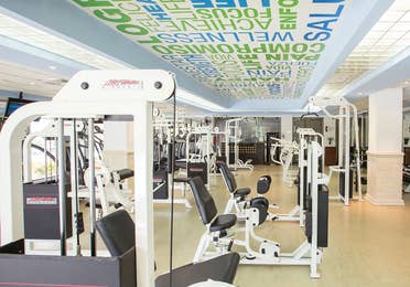 Fitness Center at Royal Sands Resort in Cancun, Mexico. 