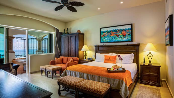 Bedroom Suite at the Grand Residences Resort in Puerto Morelos, Mexico