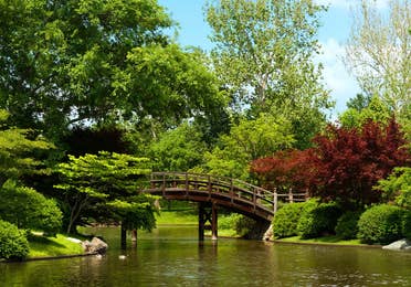 exterior view of the Missouri Botanical Garden near Timber Creek Resort in De Soto, MO.