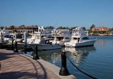Boat dock near Sunset Cove Resort