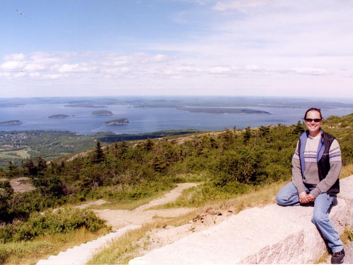 Sarah Conroy in Acadia National Park
