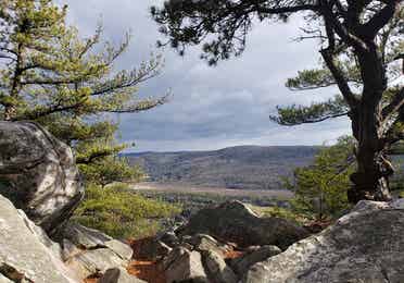 Views from Monument Mountain near Oak n' Spruce Resort in South Lee, Massachusetts.