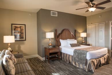 Bedroom in a villa at Orange Lake Resort