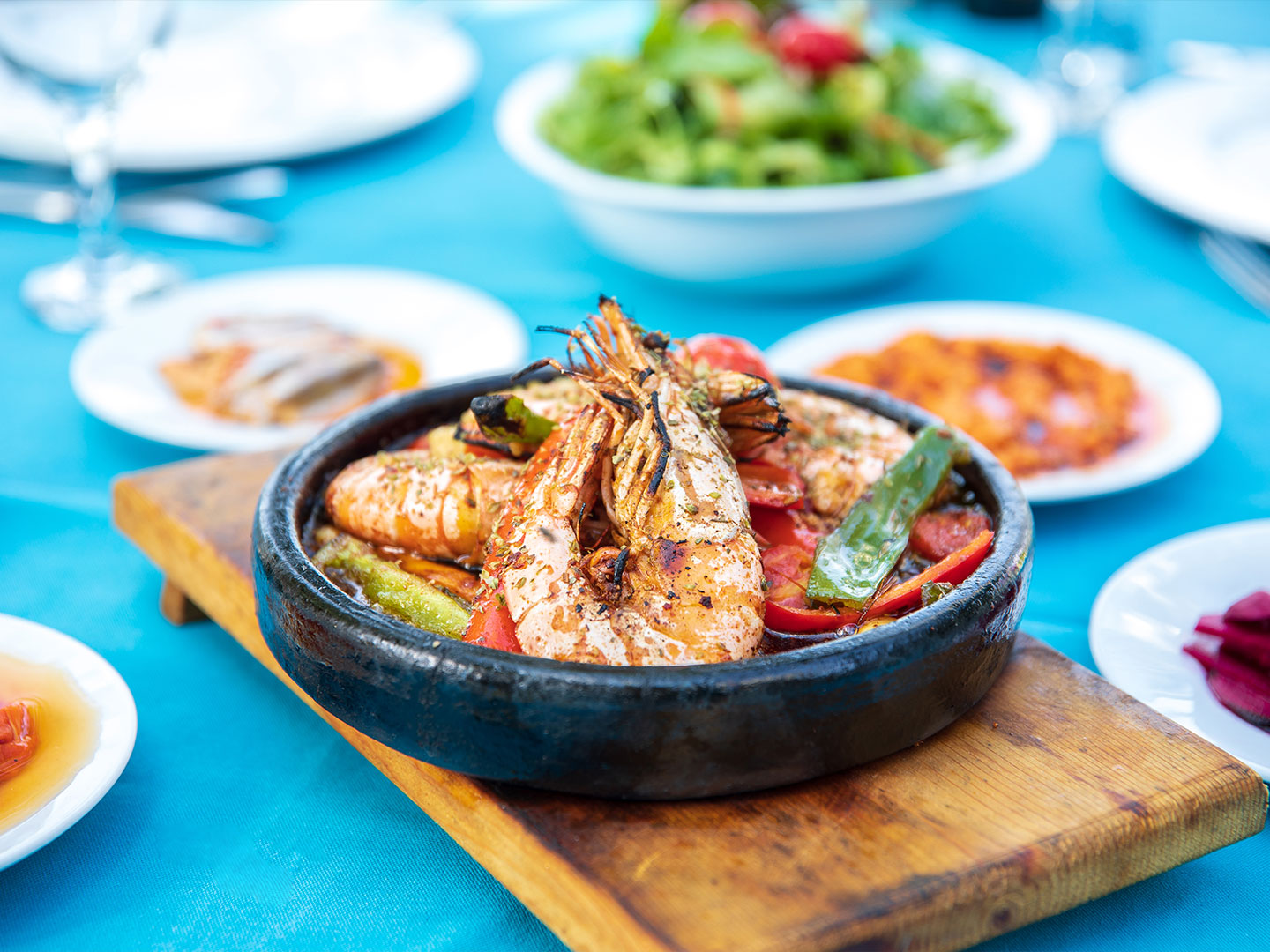 Stop by one of our casual poolside restaurant and enjoy some seafood options at Royal Sands Resorts in Cancun, Mexico. 